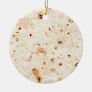Tortilla Shell kerstversier Keramisch Ornament