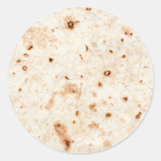 Tortilla shell sticker