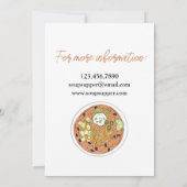 Tortilla Soup Cookoff Mededinging Super Food Kaart (Achterkant)