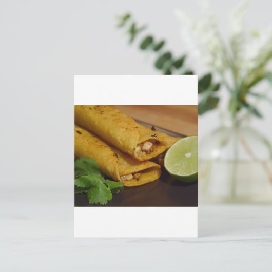 Tortillas Flautas Briefkaart (Staand voorkant)