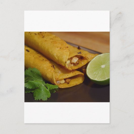 Tortillas Flautas Briefkaart (Voorkant)
