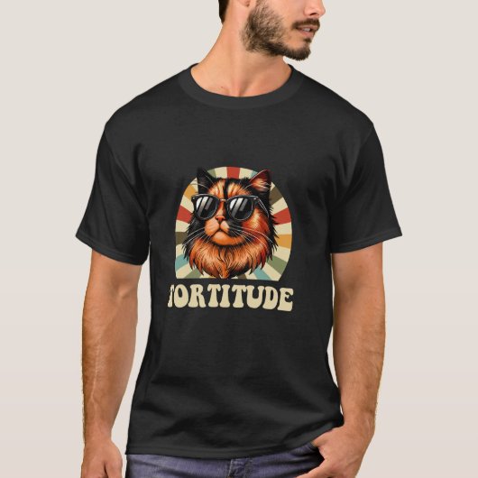 Tortitude,schildpadkat T-shirt (Voorkant)