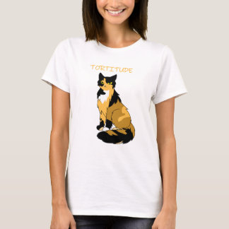 Tortitude Tortie Cat Women's Basic T-Shirt