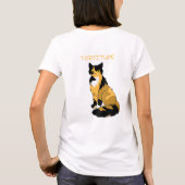 Tortitude Tortie Cat Women's Basic T-Shirt (Achterkant)