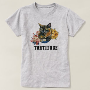 Tortitude tortie is grappig t-shirt