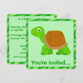 Tortoise Birthday Kaart (Voorkant / Achterkant)