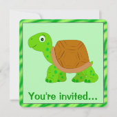 Tortoise Birthday Kaart (Voorkant)