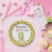 Tortoise Birthday Papieren Bordje (Feest)