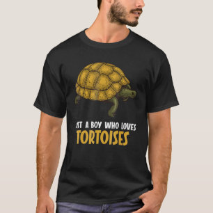 Tortoise Boy, gewoon een jongen die van martelinge T-shirt