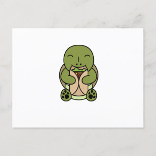 Tortoise Burrito Lover Briefkaart