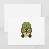 Tortoise Burrito Lover Briefkaart (Voorkant / Achterkant)