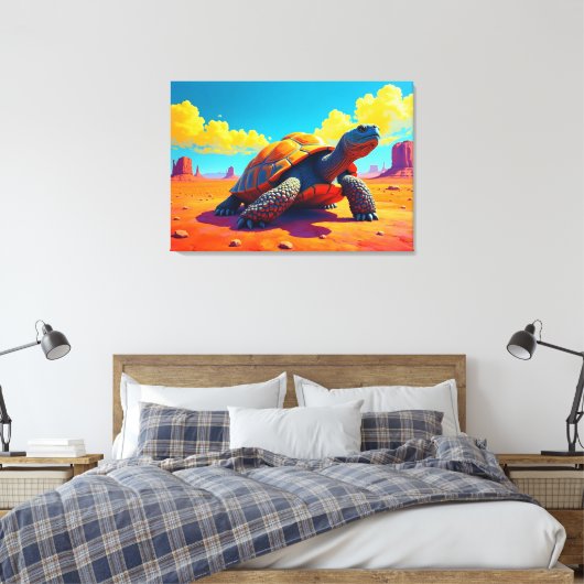 Tortoise Canvas Afdruk (Insitu (Slaapkamer))