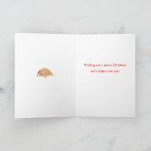 Tortoise Christmas Kaart (Binnen)