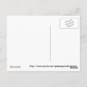 Tortoise de Galapagos Briefkaart (Achterkant)