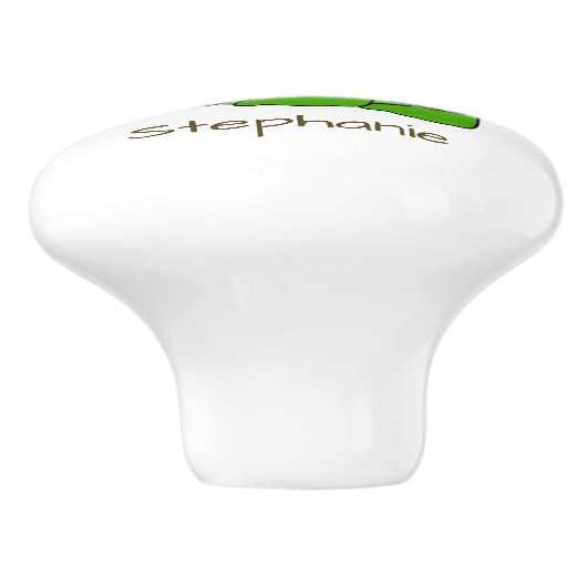 Tortoise Design Personalised Keramische Knop (Zijkant)