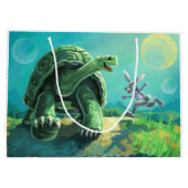 Tortoise en de Hare Art Groot Cadeauzakje (Achterkant)