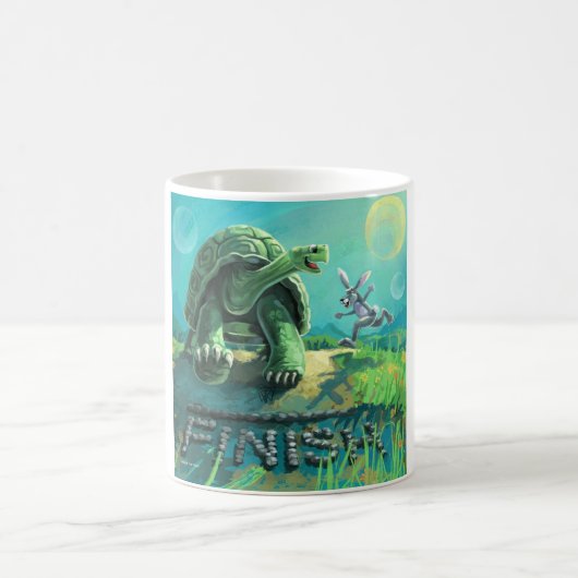 Tortoise en de Hare Art Koffiemok (Center)