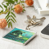 Tortoise en de Hare Art Sleutelhanger (Zijkant)