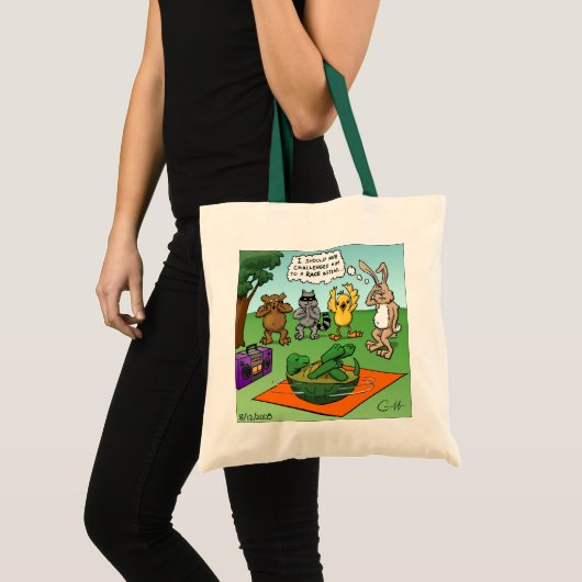 Tortoise en de Hare Revisted Tote Bag (Voorkant (product))
