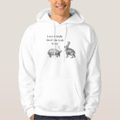 Tortoise en Hare dry humor Sweatshirt Hoodie (Voorkant)