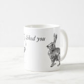 Tortoise en Hare wry humor mok (Voorkant rechts)