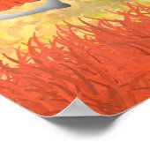 Tortoise en hazen 1 — Afdruk poster (Hoek)