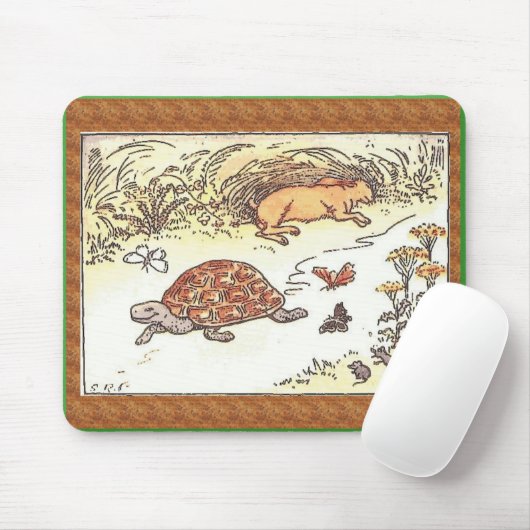 Tortoise en hazen muismat (Met muis)