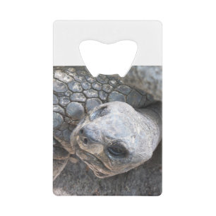 Tortoise Face Creditkaart Flessenopener