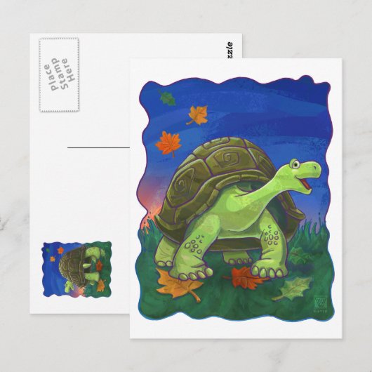 Tortoise Gifts & Accessoires Briefkaart (Voorkant / Achterkant)