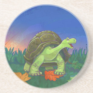Tortoise Gifts & Accessoires Zandsteen Onderzetter