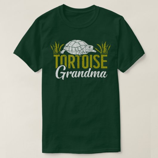 Tortoise Grandma Reptiles tortoise Lover T-shirt (Design voorkant)