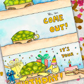 Tortoise Happy Birthday briefkaart van Nicole Jane