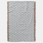 Tortoise Hexagon Pattern Blue Grey Tan Deken (Voorkant Verticaal)