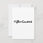 Tortoise-kaart RSVP Kaartje (Achterkant)