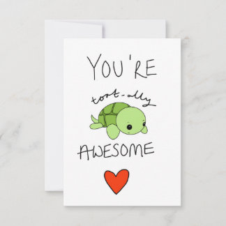 Tortoise-kaart RSVP Kaartje