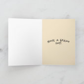 Tortoise Knight Birthday Card Kaart (Binnen)