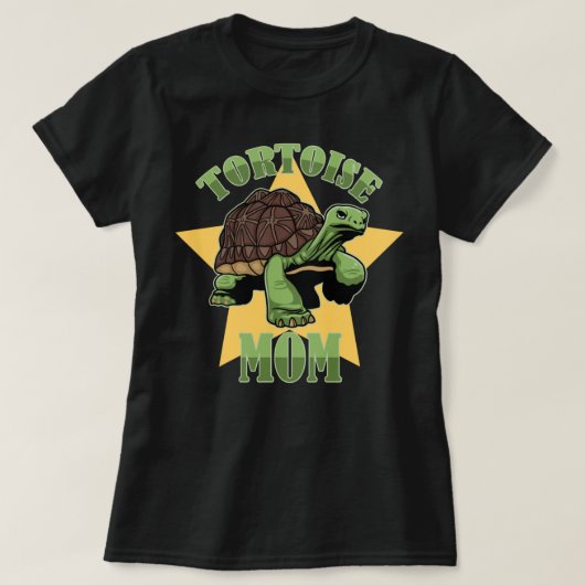 Tortoise mam Tortoises Reptile Lover Turtl T-shirt (Design voorkant)