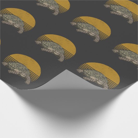 tortoise-omloopschroef cadeaupapier (Hoek)