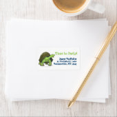 Tortoise Party Centre Etiket (Insitu)