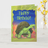 Tortoise Party Centre Kaart (Gele Bloem)