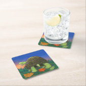 Tortoise Party Centre Kartonnen Onderzetters (Insitu)