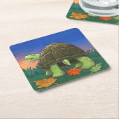 Tortoise Party Centre Kartonnen Onderzetters (Schuin)