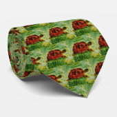 Tortoise Pattern Animal Art Stropdas (Opgerold)