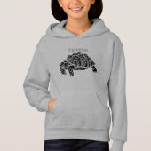 Tortoise personaliseert naam sweatshirt (Voorkant)