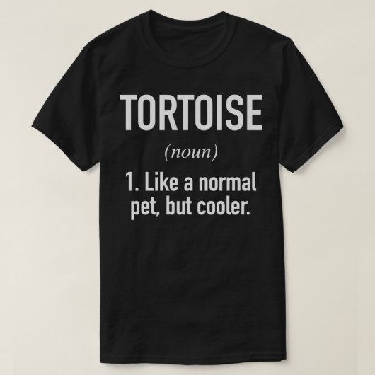 Tortoise Pet Animal T-shirt (Design voorkant)