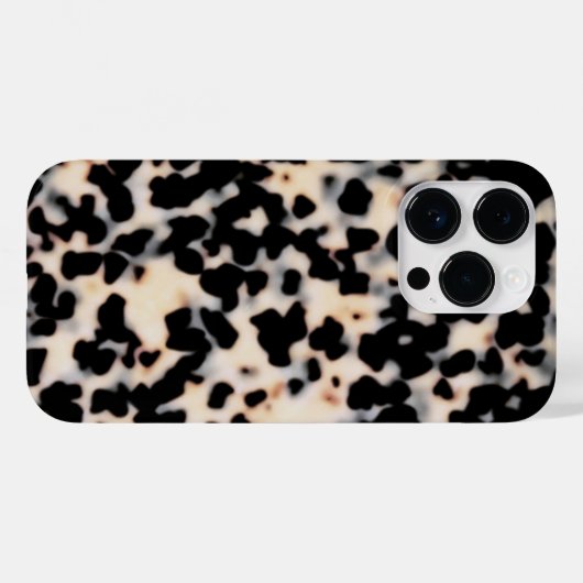 Tortoise Print in beige/Black Case-Mate iPhone Case (Achterkant (horizontaal))