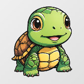 Tortoise Raamsticker (Vel)