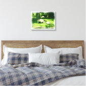 Tortoise Race Canvas Afdruk (Insitu (Slaapkamer))