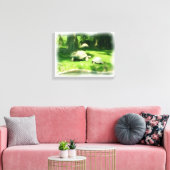 Tortoise Race Canvas Afdruk (Insitu (Woonkamer))