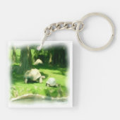 Tortoise Race Sleutelhanger (Achterkant)